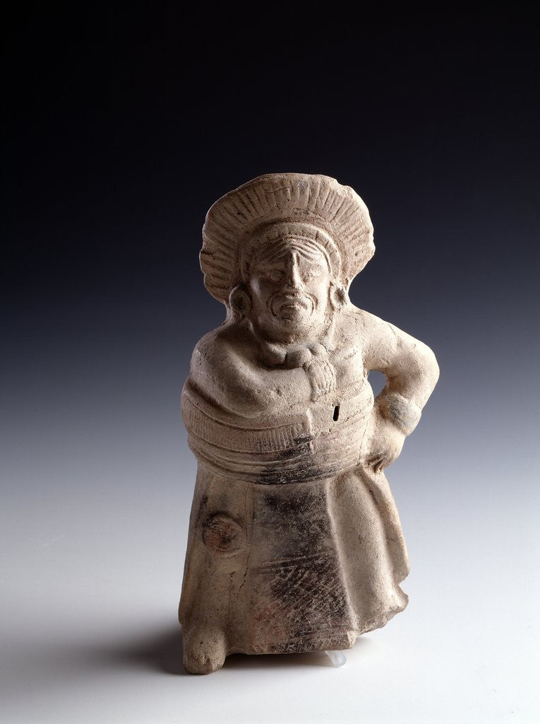 Detail of Musical instrument depicting a ball player by Anonymous