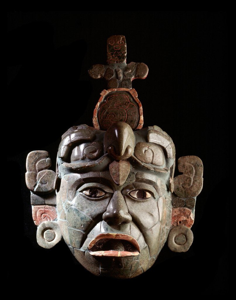 Detail of Funeral mask by Anonymous