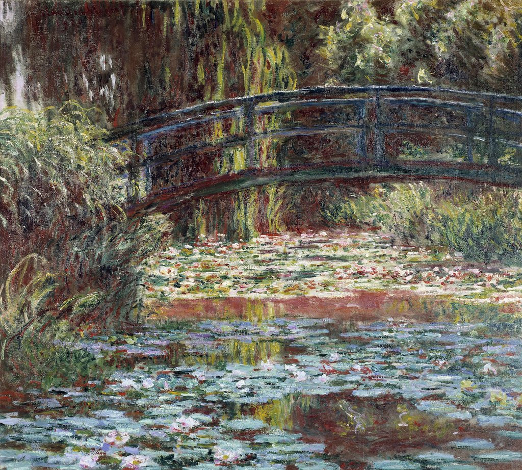 Detail of Water Lily Pond, 1900 by Claude Monet