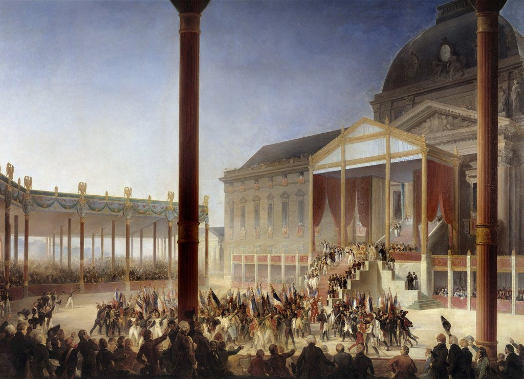 Detail of Assembly of the Champ de Mai, 1st June 1815 by Francois Joseph Heim