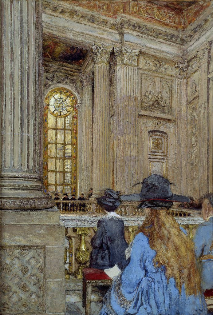 The chapel at the the Chateau of Versailles by Edouard Vuillard