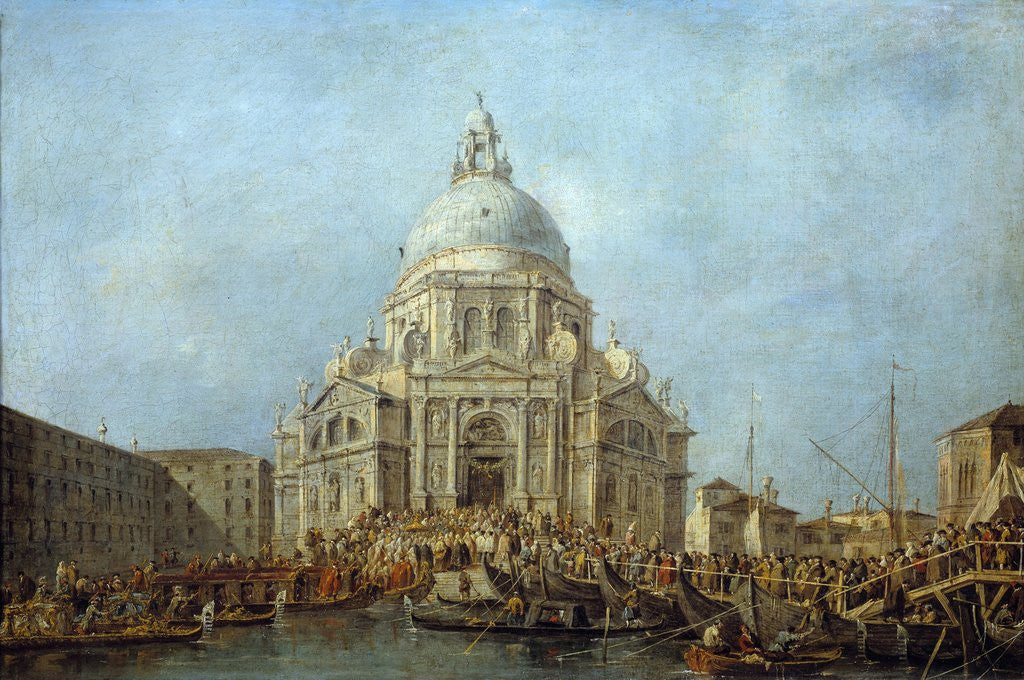 Detail of The Doge of Venice at the Festa della Salute by Francesco Guardi