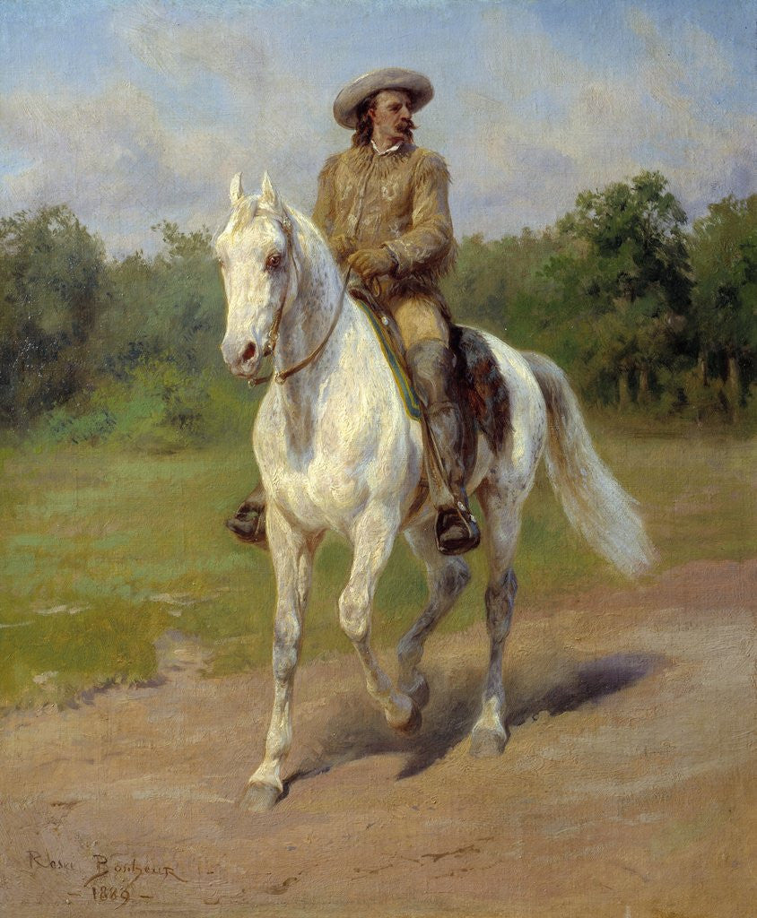 Detail of Portrait of William Frederick Cody nicknamed Buffalo Bill by Rosa Bonheur