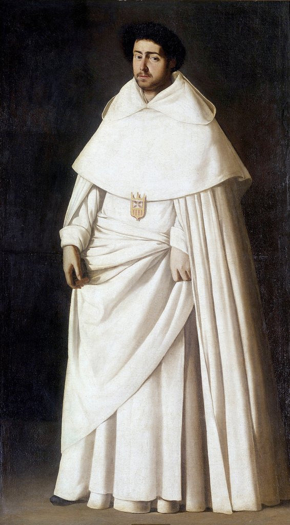 Detail of Portrait of the Mercedarian monk by Francisco de Zurbaran