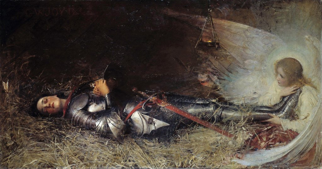Detail of Joan of Arc Asleep by George William Joy