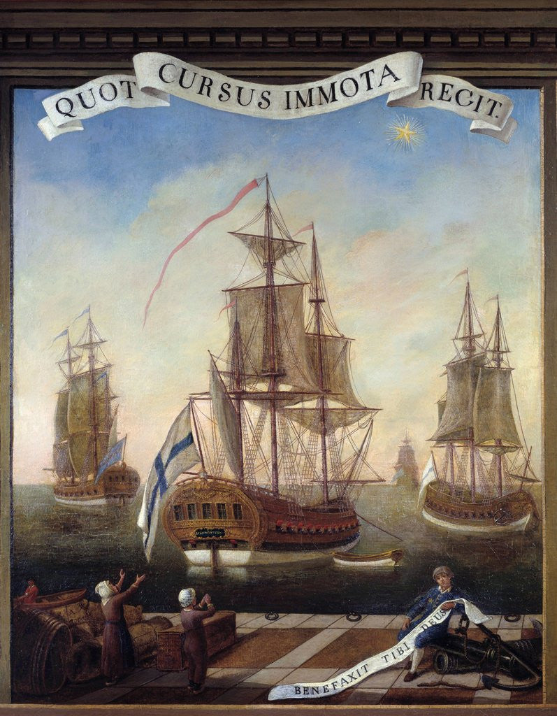 Detail of Allegory of the Chamber of Commerce of Marseille by Etienne Moulinneuf