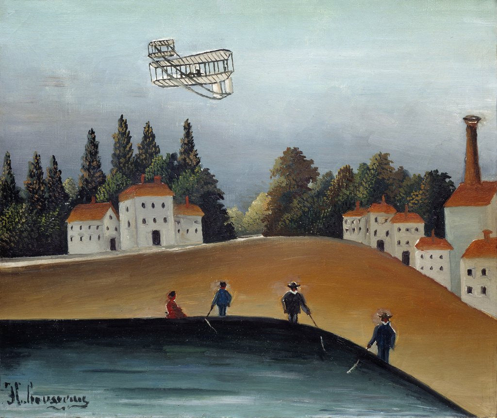 Detail of The Anglers by Le Douanier Rousseau