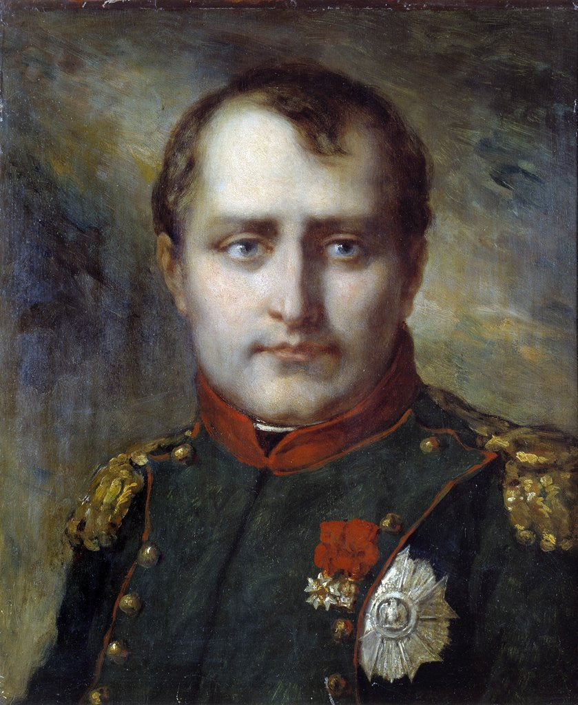 Detail of Last portrait of Napoleon I by Pierre Paul Prud'hon