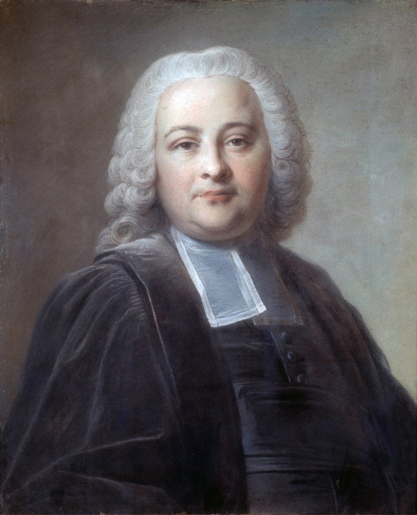 Detail of Portrait of Chretien Guillaume de Lamoignon de Malesherbes by Jean Valade