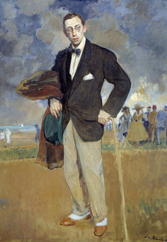 Detail of Portrait of Igor Stravinsky by Jacques-Emile Blanche