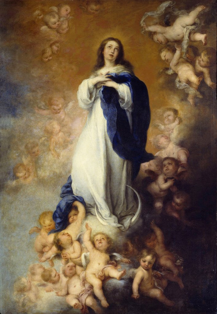 Detail of The Immaculate Conception by Bartolome Murillo