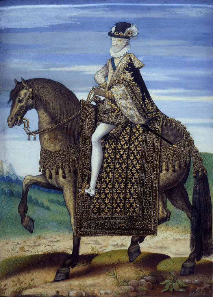 Detail of Equestrian portrait of Henry IV by Corbis
