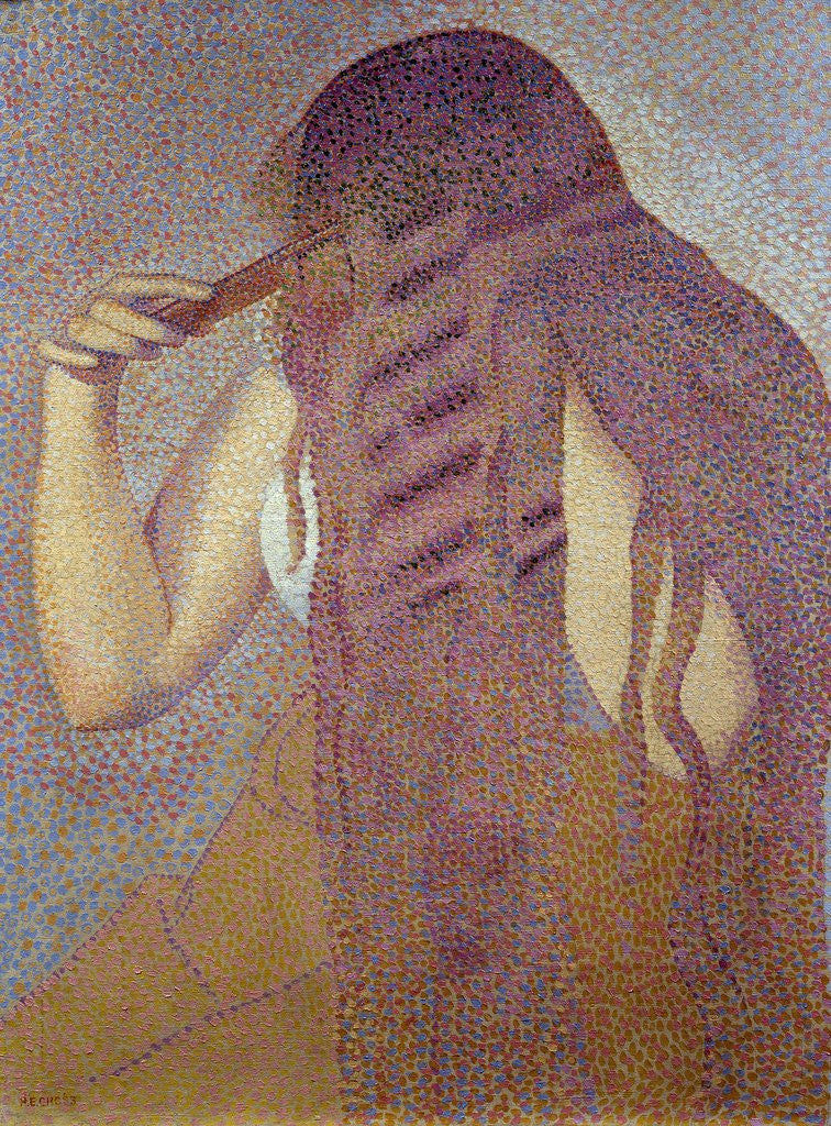 Detail of The hair by Henri Edmond Cross