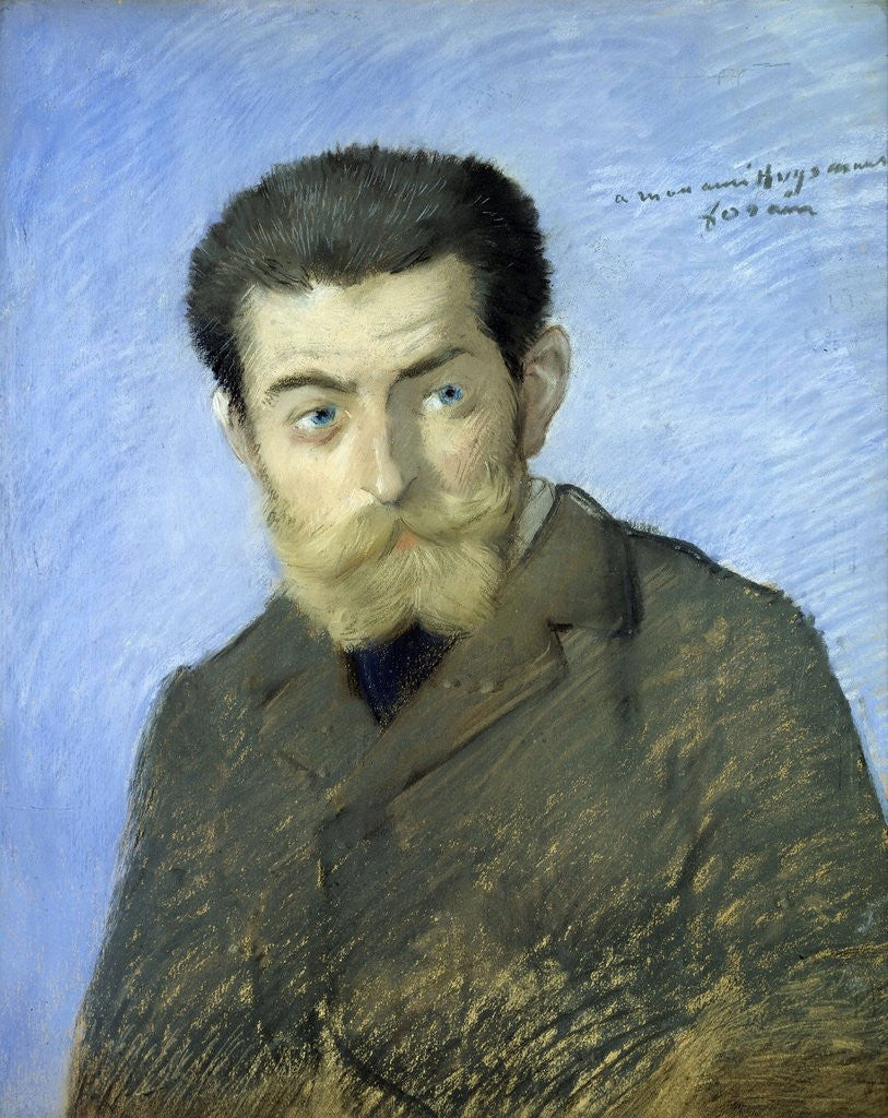 Detail of Portrait of Joris Karl Huysmans by Jean Louis Forain