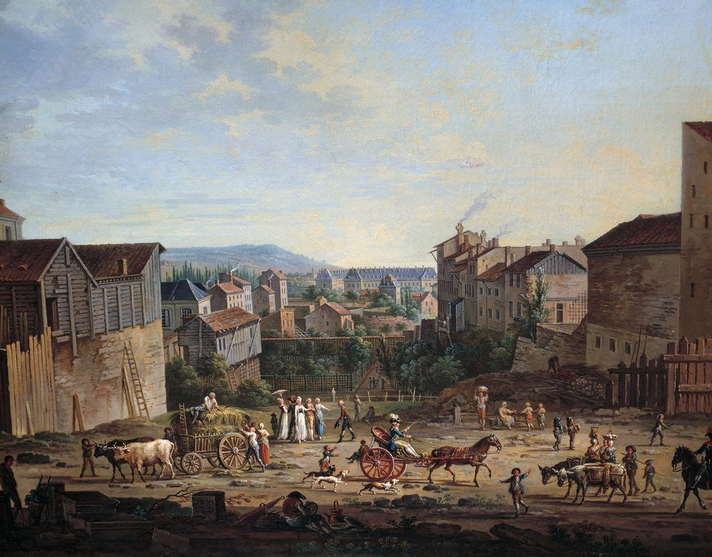 Detail of Michottes Bastion in Nancy by Jean Baptiste Claudot