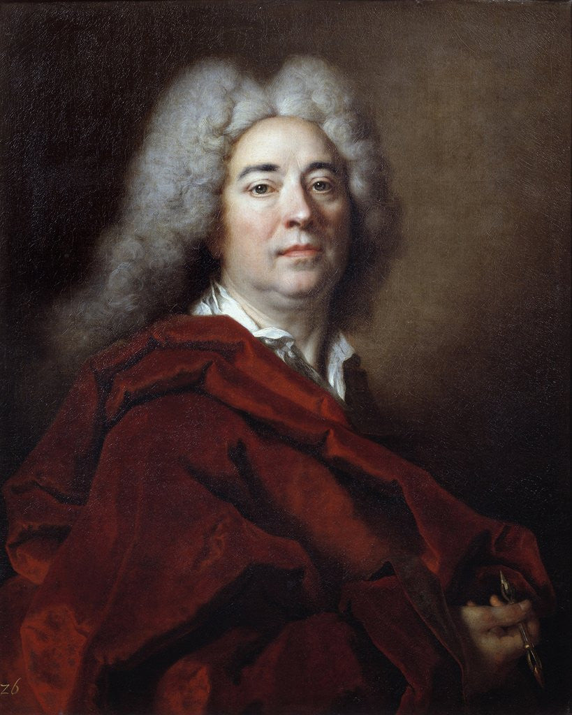 Detail of Self portrait by Nicolas de Largilliere