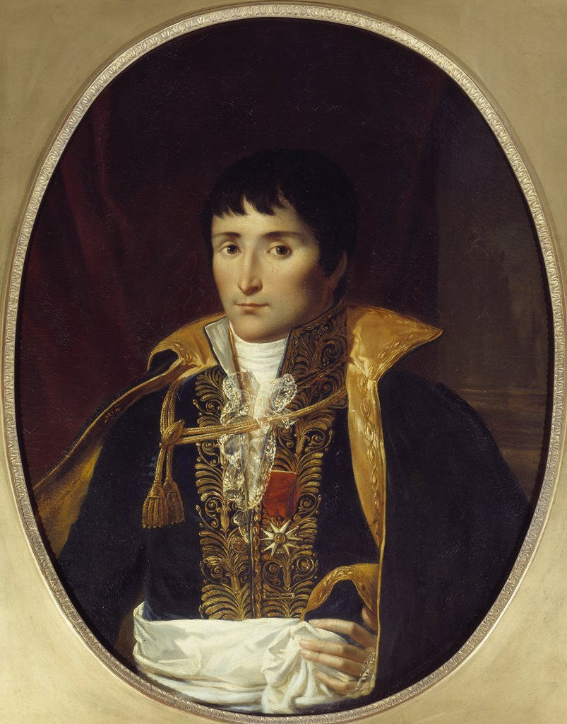 Detail of Portrait of Lucien Bonaparte attributed to Robert Lefevre by Anonymous