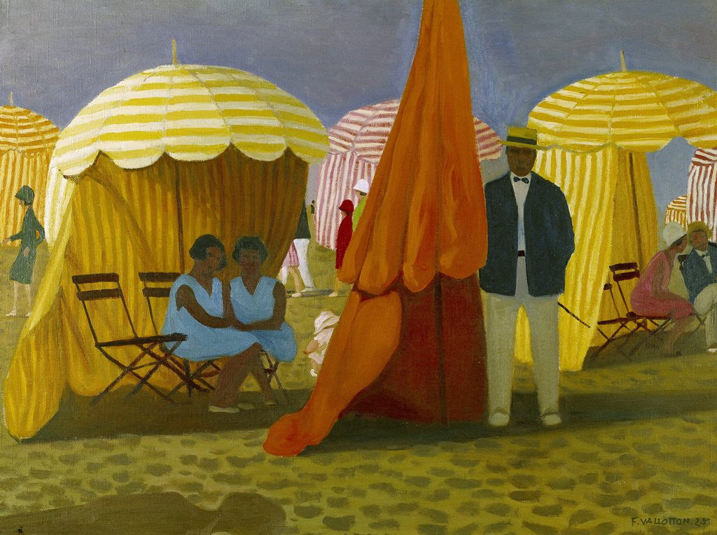 Detail of The Beach by Felix Vallotton