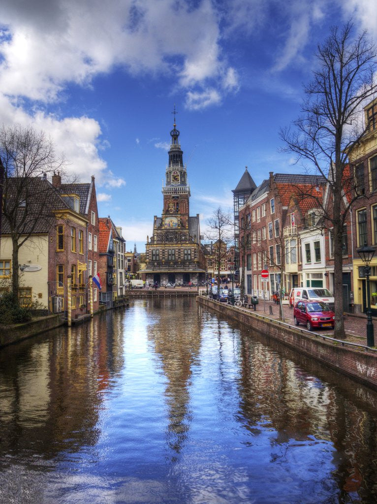 Detail of Canal Scenes in the city of Alkmaar by Anonymous