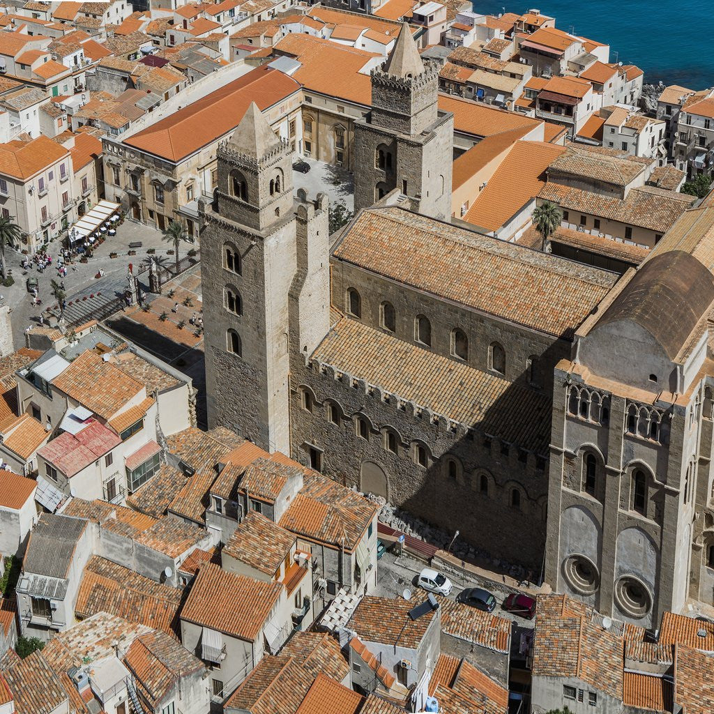 Detail of View of the Duomo (Cathedral) from the Rocca (fortress) by Anonymous