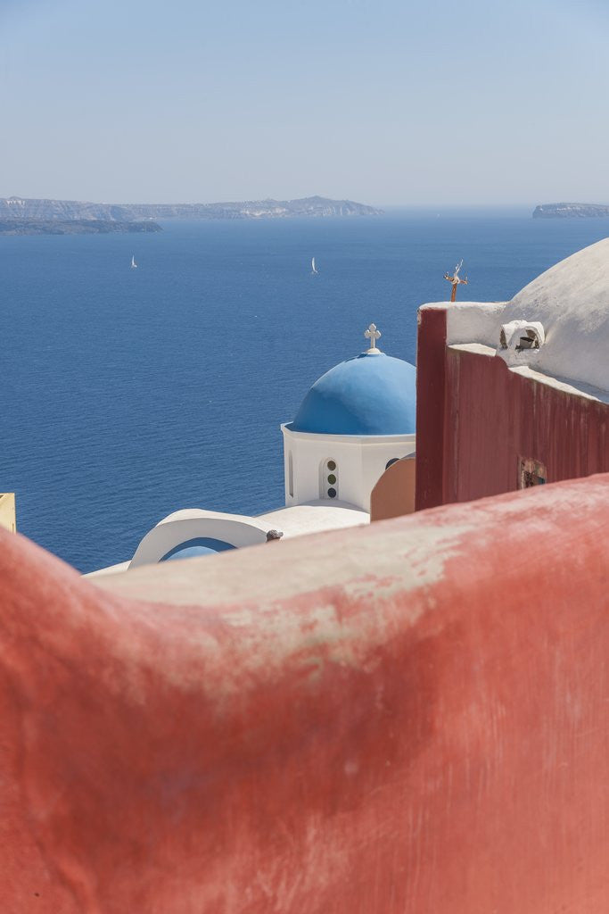 Detail of Oia, view of the village by Anonymous