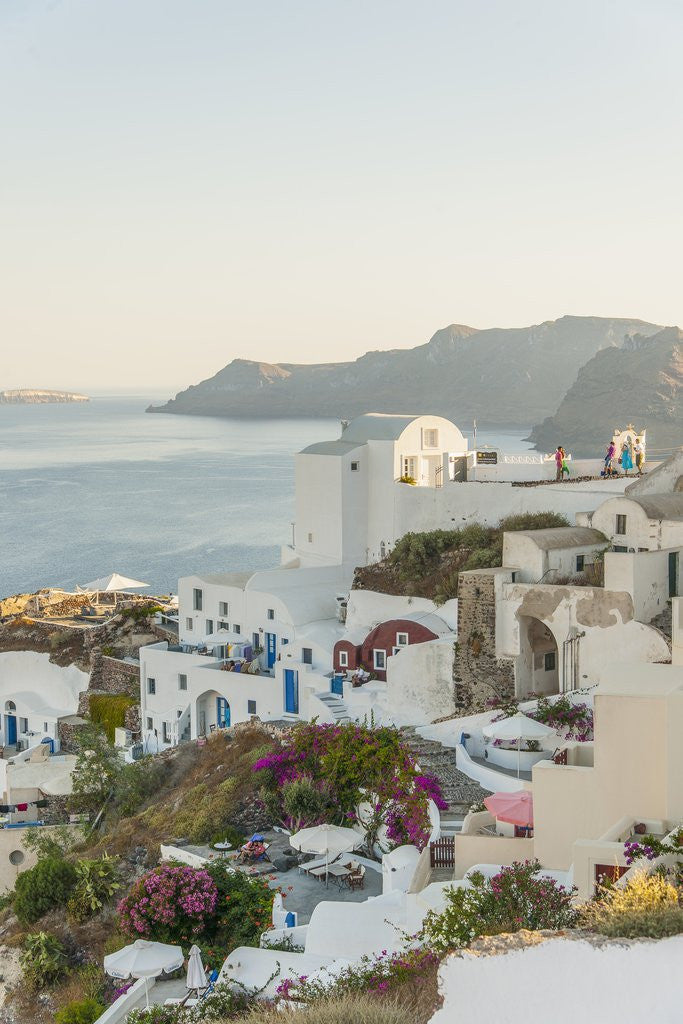 Detail of Oia, view of the village by Anonymous