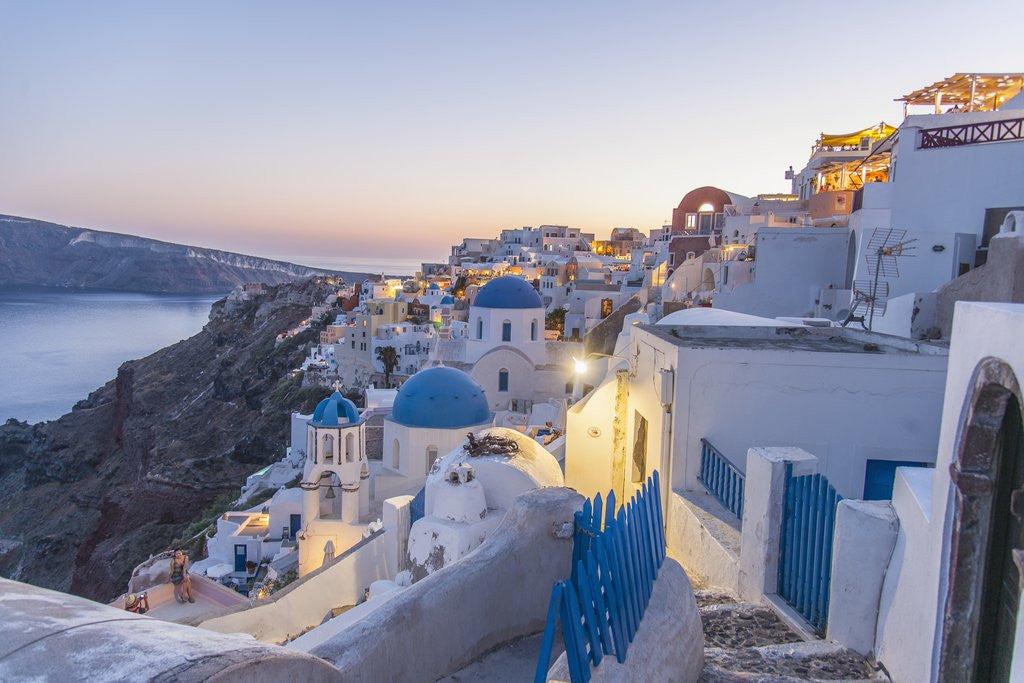 Detail of Oia, view of the village by Anonymous