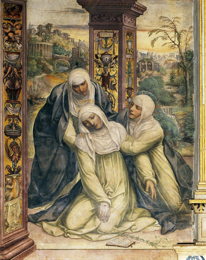 Detail of Ecstasy of Saint Catherine of Siena by Sodoma