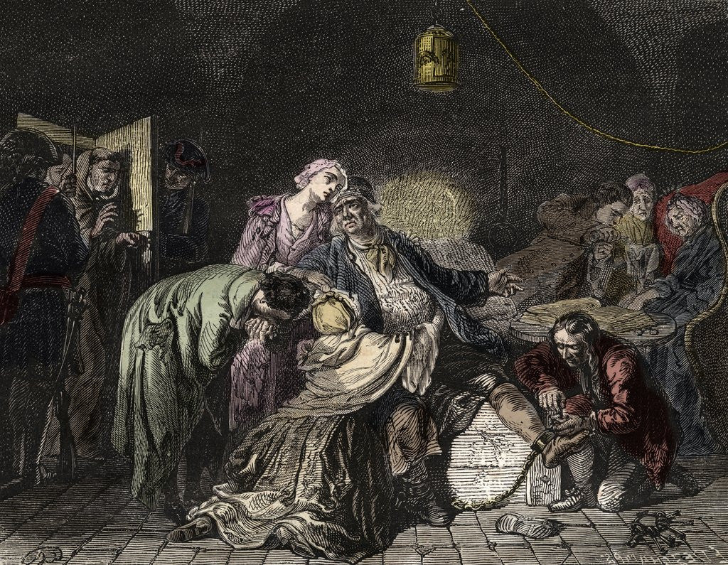 Detail of The Farewell of Calas to his Family by Anonymous