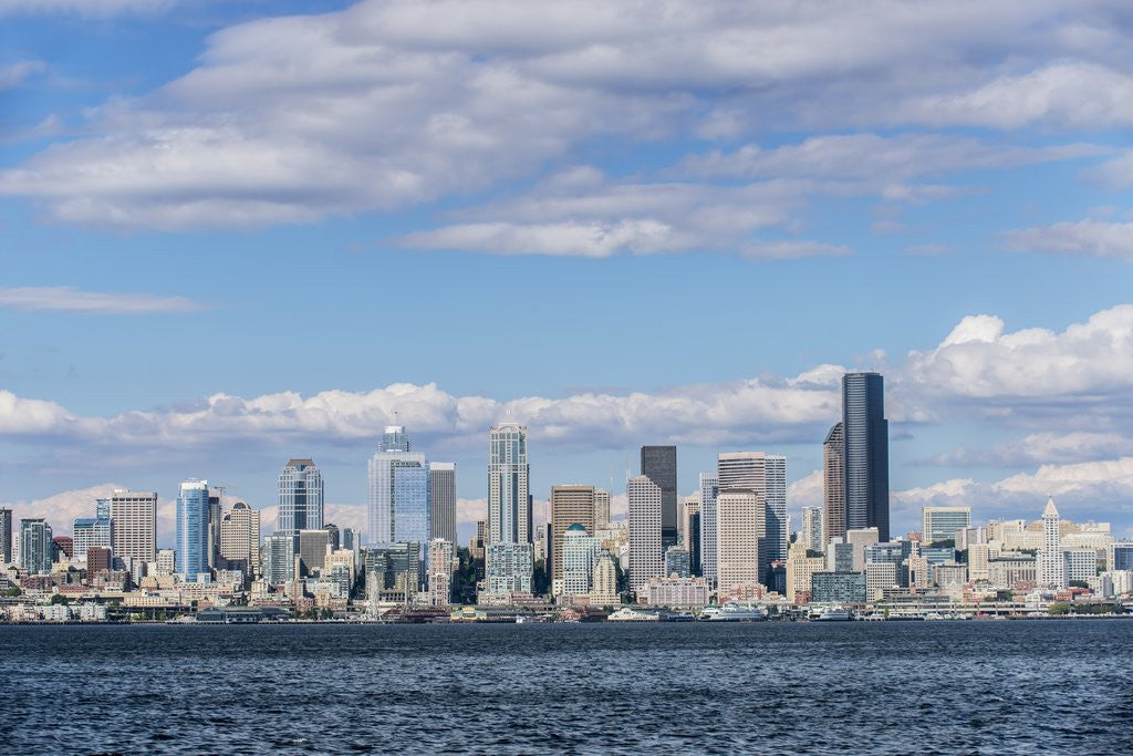 Detail of Seattle Skyline by Anonymous