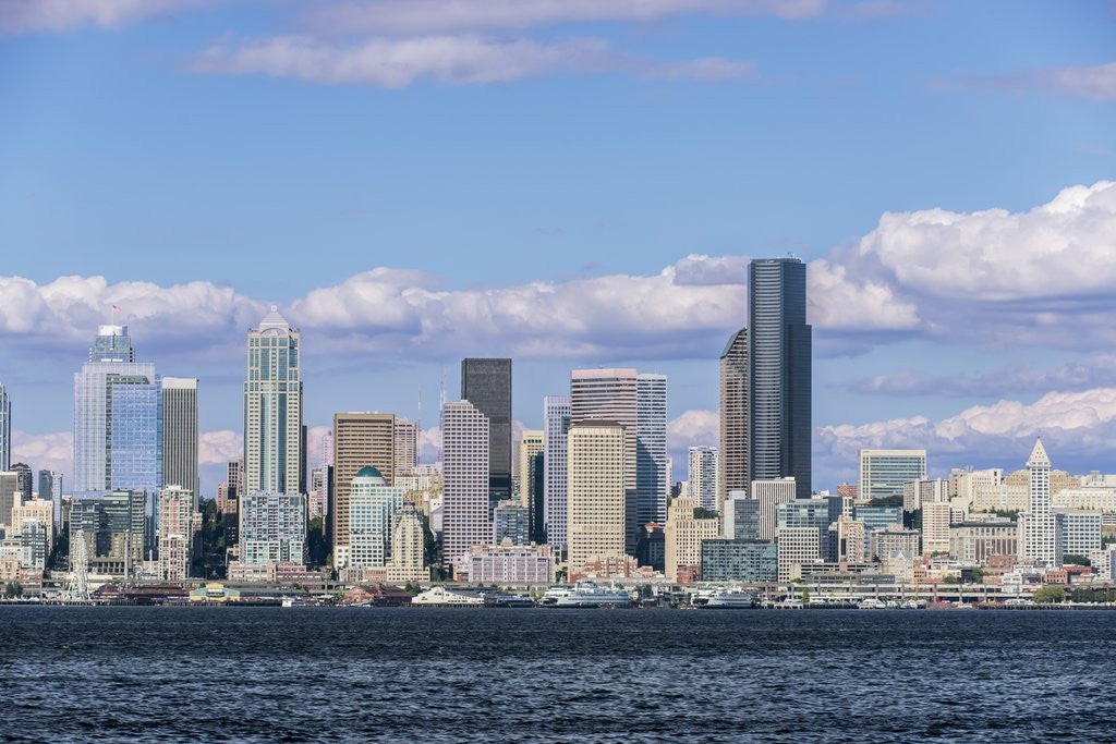 Detail of Seattle Skyline by Anonymous