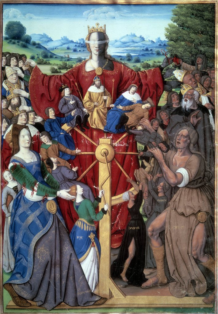 Detail of The Wheel of Fortune by Anonymous