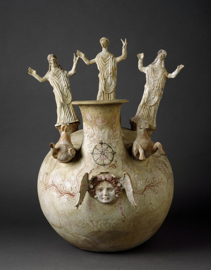 Detail of Askos with prayerful women, end 4th-3rd century BC by Anonymous