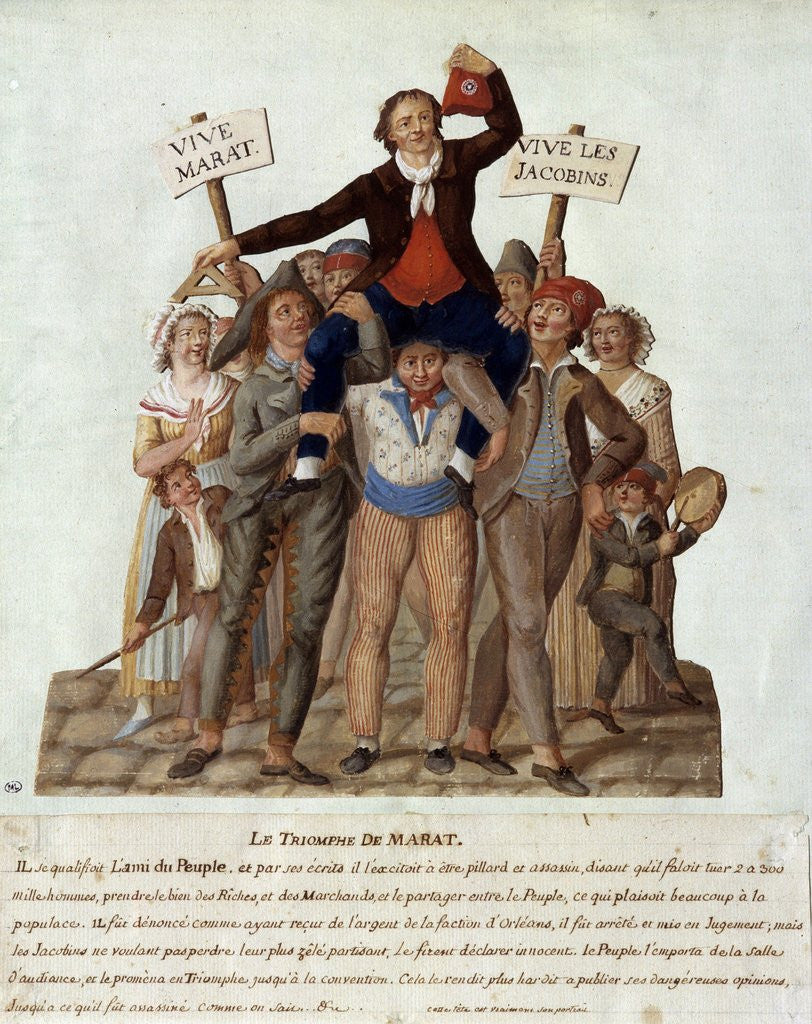 Detail of The triumph of Marat by Anonymous