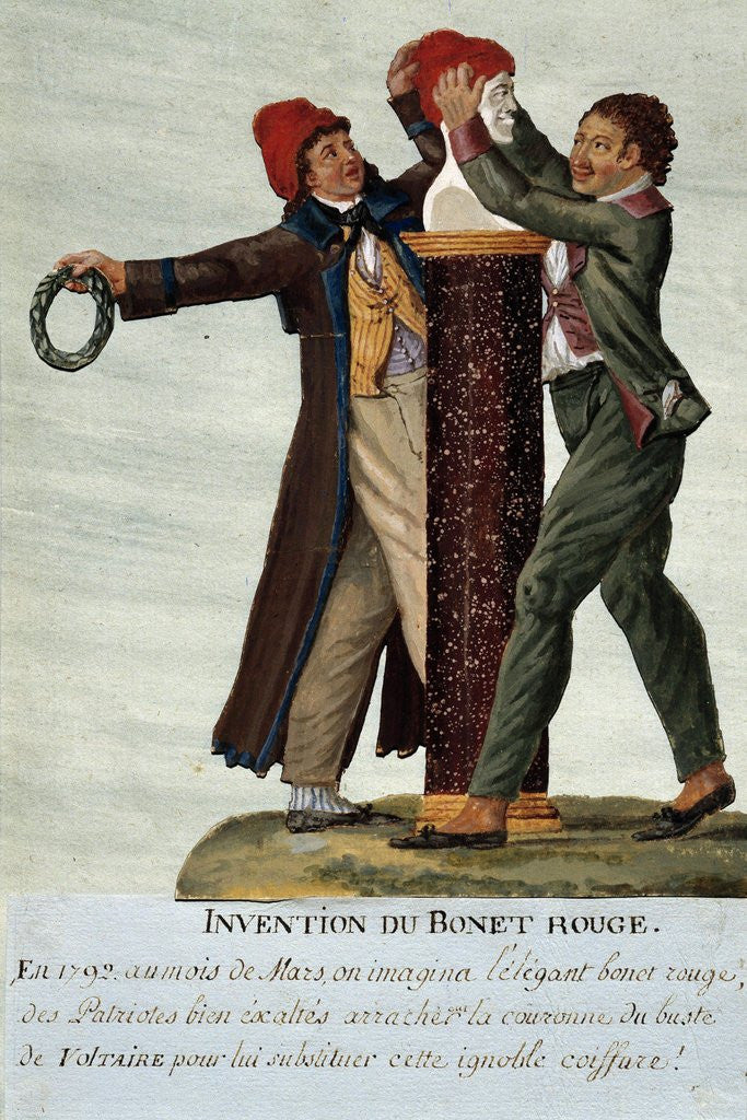 Detail of French Revolution: The invention of the red cap by Anonymous