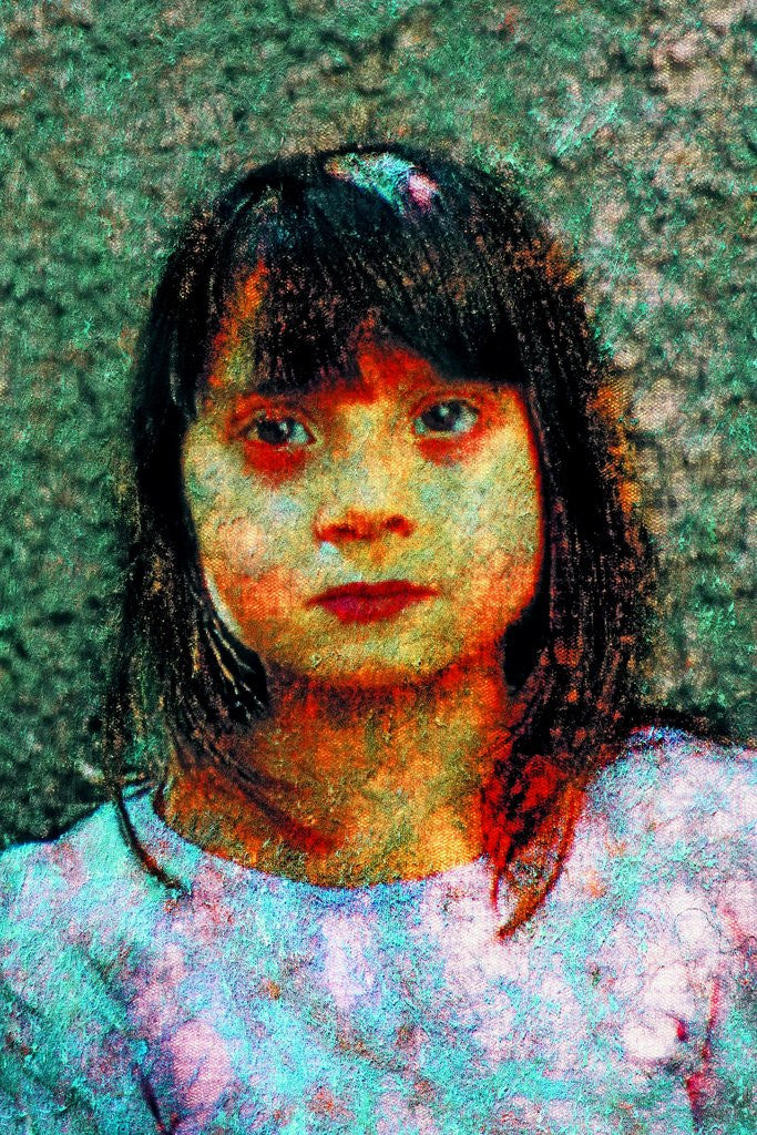Detail of Portrait by Anonymous