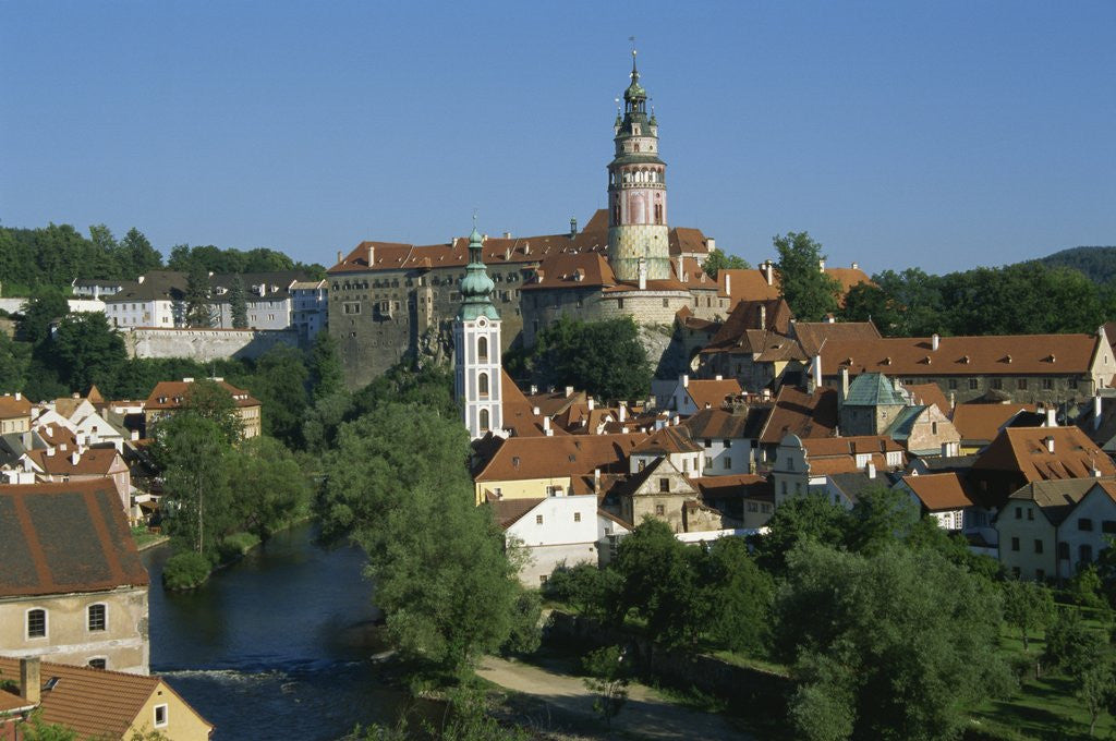 Detail of Castle, Cesky Krumlov, Czech Republic by Anonymous