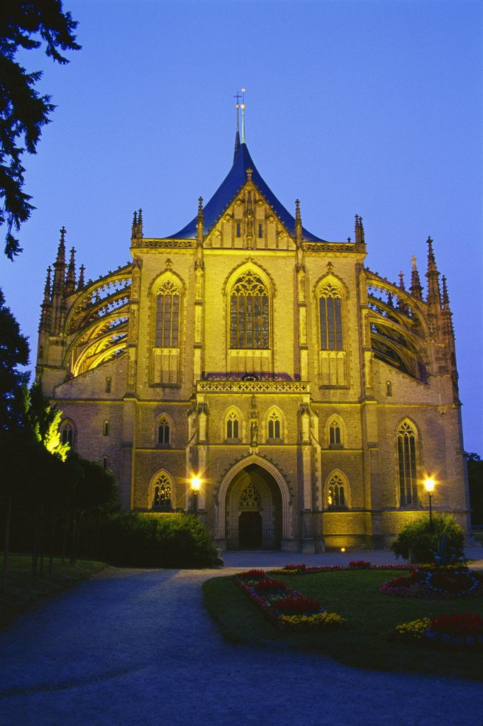 Detail of Church of St. Barbara, Kutna Hora, Czech Republic by Anonymous