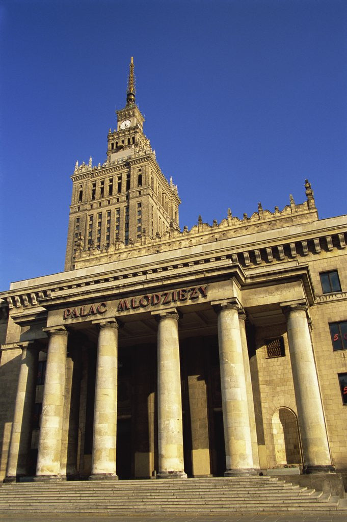 Detail of Palace of Culture and Science, Warsaw, Poland by Anonymous