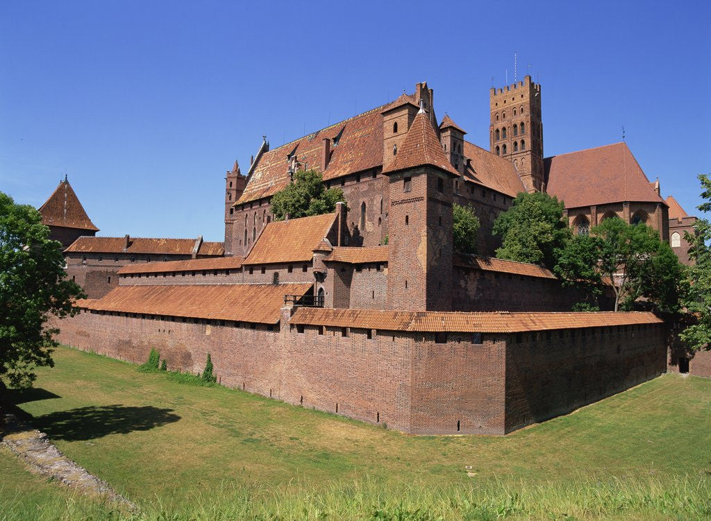 Detail of Malbork Castle, Malbork, Poland by Anonymous