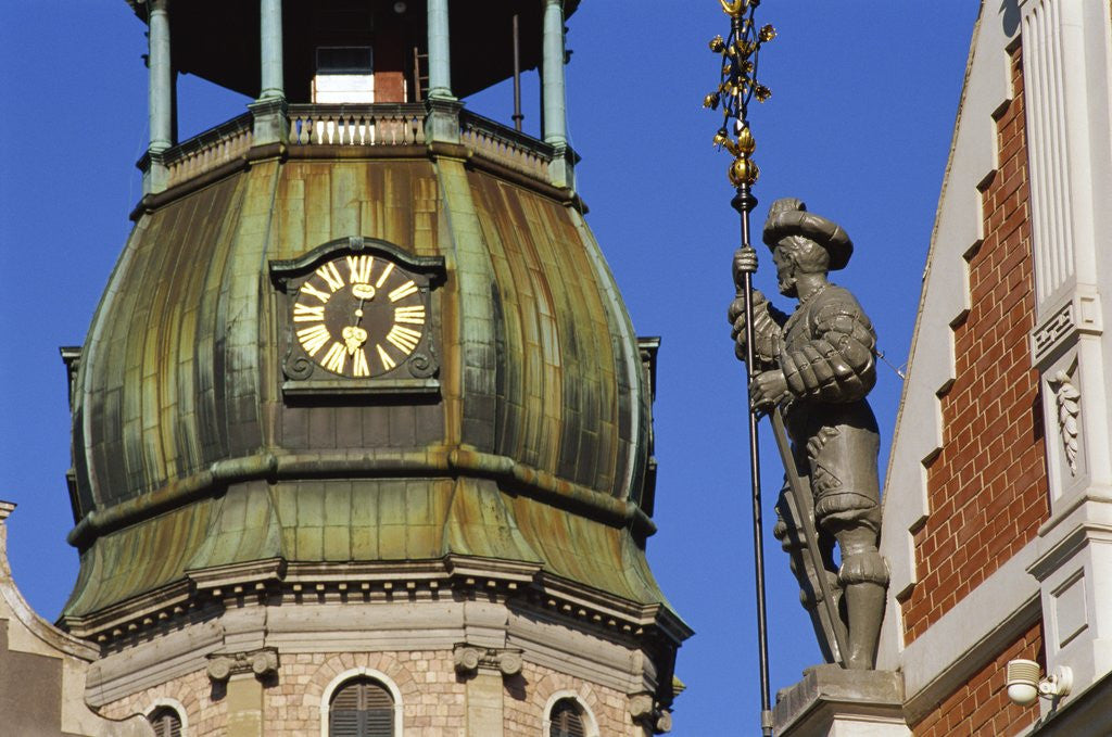 Detail of Town Hall Square, Blackheads House, St. Peter's Church, Riga, Latvia by Anonymous
