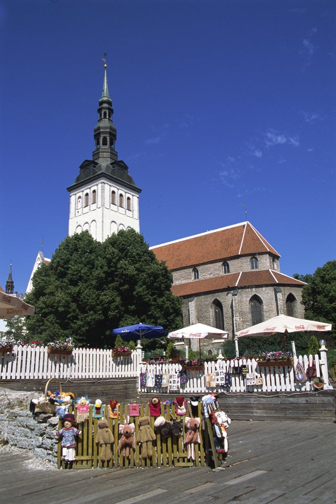 Detail of St. Nicholas Church, Old Town, Tallinn, Estonia by Anonymous