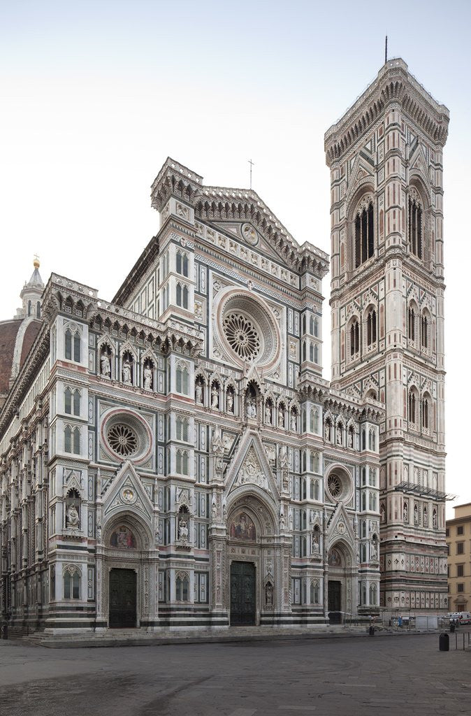 Detail of Piazza Duomo, Duomo Santa Maria del Fiore, Florence, Italy by Anonymous