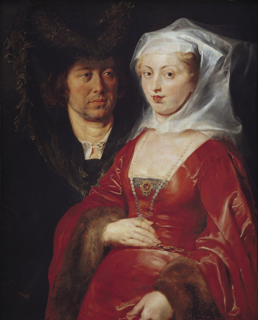 Detail of Portraits of Ansegisus and St Begga by Peter Paul Rubens