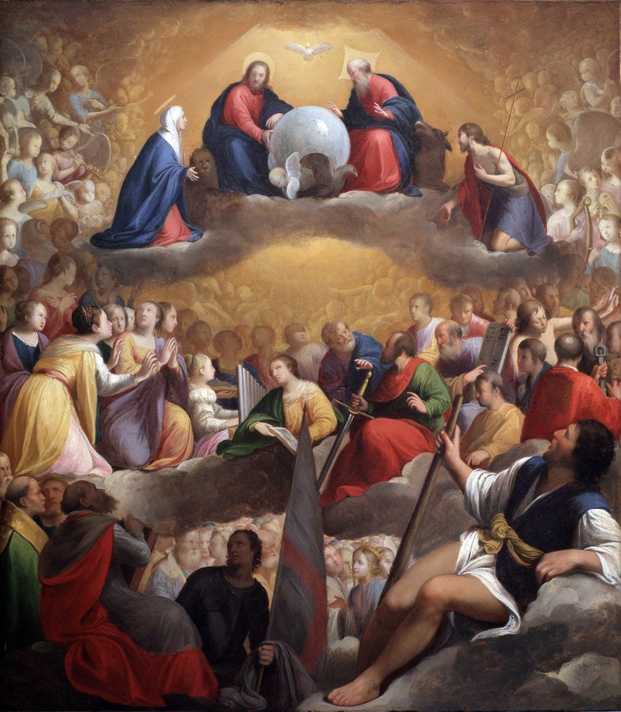 Detail of Paradise by Carlo Saraceni