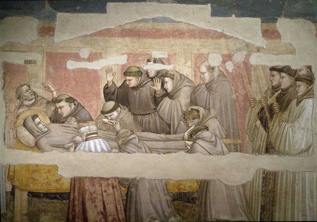 Detail of The Funeral of Saint Francis of Assisi by Anonymous