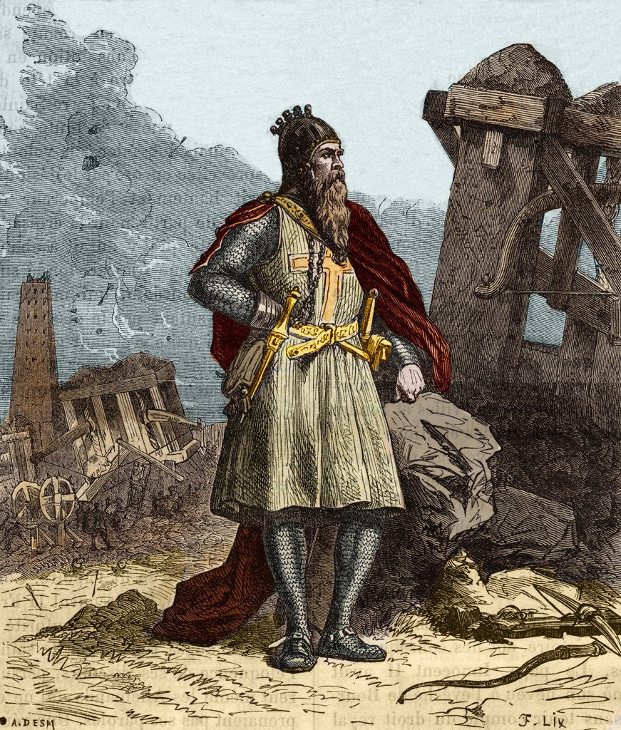 Detail of Frederick I of Hohenstaufen, known as Barbarossa by Anonymous