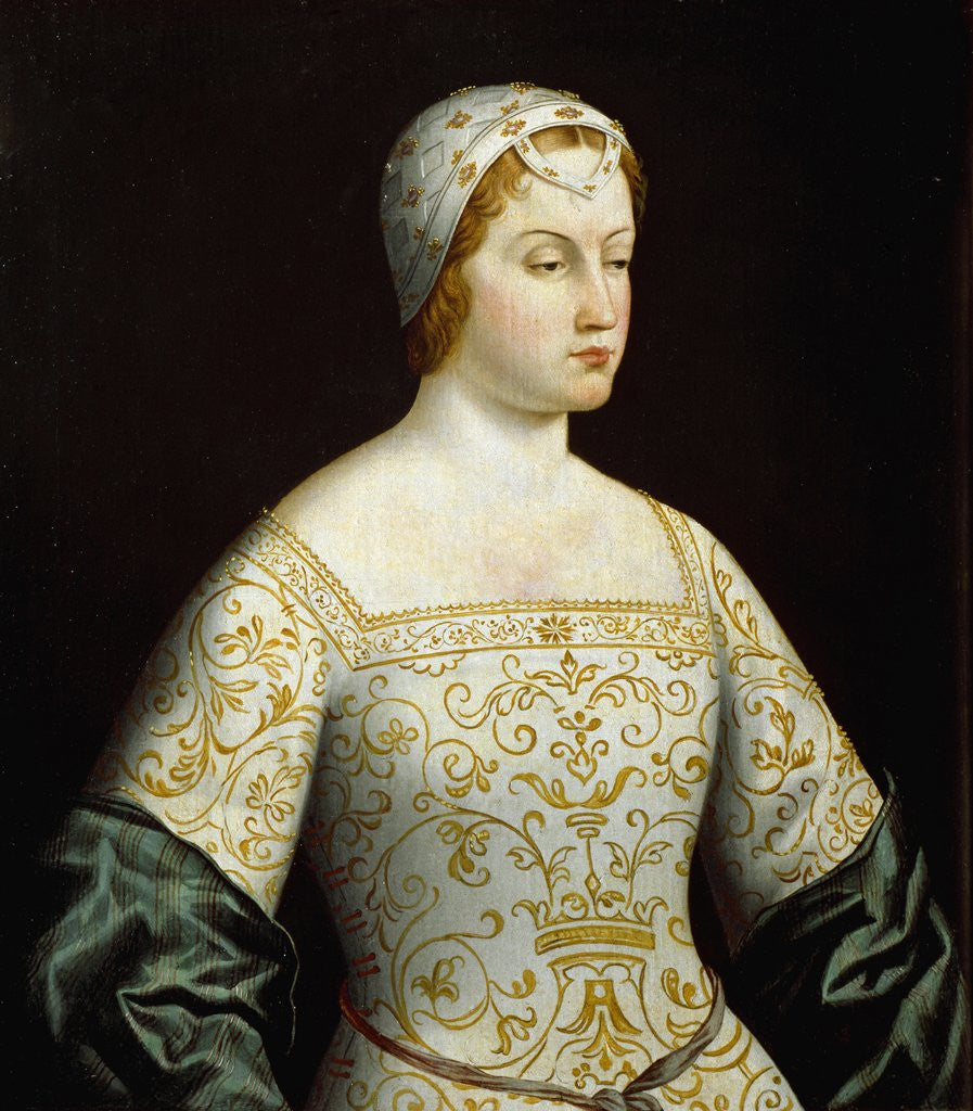 Detail of Portrait of Laura de Noves by Anonymous