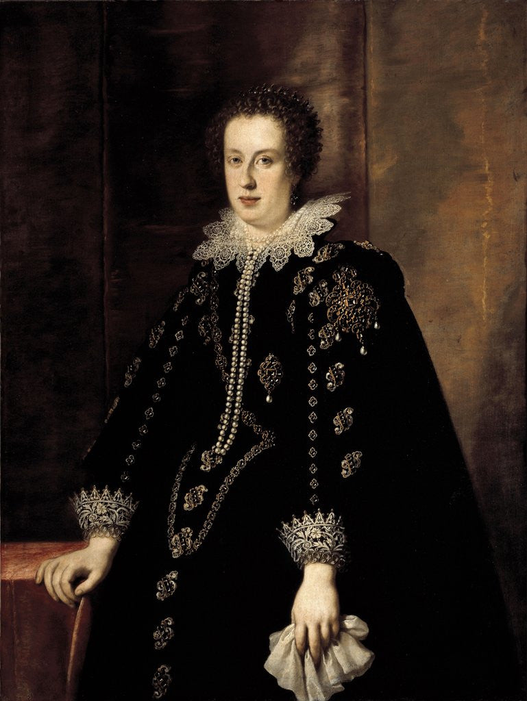 Detail of Portrait of Claudia de Medici by Justus Sustermans