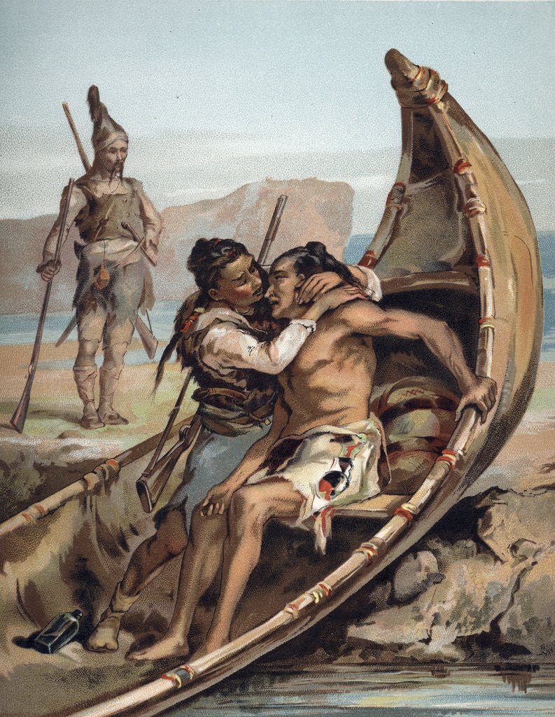 Detail of The Life and Adventures of Robinson Crusoe by Defoe by Anonymous